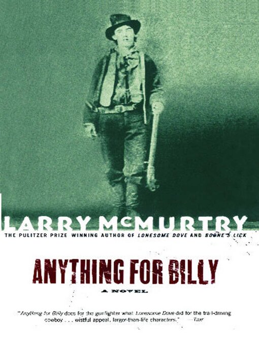 Title details for Anything for Billy by Larry McMurtry - Wait list